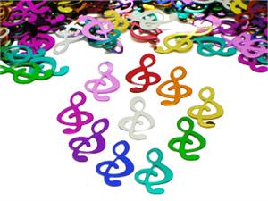 Treble Clef Music Note Confetti