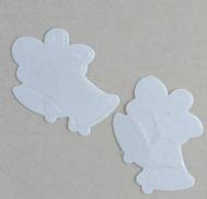 White Wedding Bell Confetti