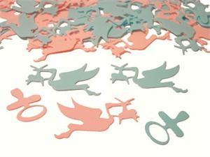 Stork Confetti, Pacifier Confetti