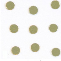Tiny Metallic Gold Round Confetti, 1/8" Tiny Gold Round Confetti, 1/8"