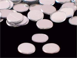 Silver Round Confetti, 1/8" diameter