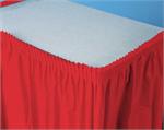 Red Tableskirt