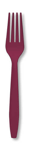 Burgundy Forks