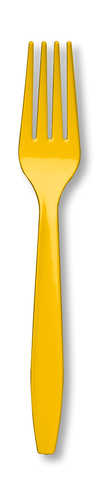 School Bus Yellow Forks