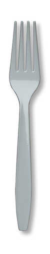 Silver Plastic Forks