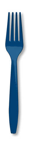 Navy Blue Forks