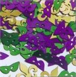 Mardi Gras Confetti, Masks and Fleur de lis