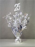 25th Anniversary Centerpiece Spray with Base