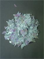 opalescent white confetti, Random Cut Confetti