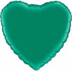 Green Heart Shaped Balloon