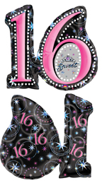 Large Sweet 16 Balloon