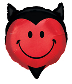 smiley vampire balloon