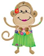 Luau Monkey Balloon, Girl