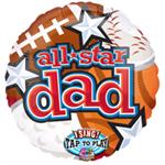 Musical Dad Balloon plays All Star