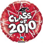 Red Graduation Balloon, Class of 2010