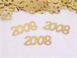 "2008" Confetti, Gold
