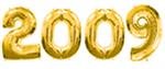 Large Number 2009 Balloons