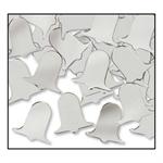 Metallic Silver Bell Confetti