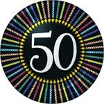 50th Birthday Cake Plates