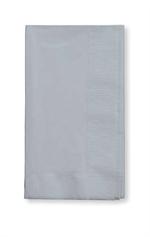 Large Silver Dinner Napkins