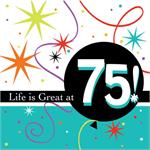 75th Birthday Napkins