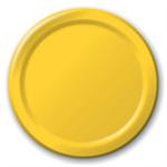 Small School Bus Yellow Plates