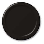 Plate, Black 7 Inch Paper