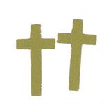 Gold Cross Shaped Confetti
