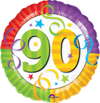 number 90 balloon