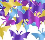 Metallic Butterfly Confetti, Jewel Tones