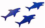 Blue Shark Confetti, Metallic