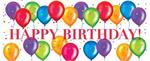 Large Happy Birthday Banner