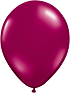 Burgundy Latex Balloons, 11