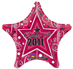 Burgundy Class of 2011 Graduation Balloon