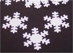 WHITE SNOWFLAKES CONFETTI