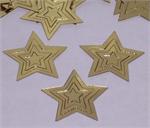 Gold Embossed Star Confetti