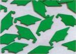 Graduation Cap Confetti, Green 