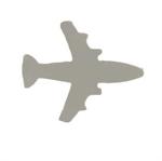 Airplane Confetti, Silver Airplanes