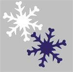 Snowflake Confetti, Blue and White Snowflakes