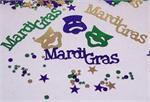 Mardi Gras Confetti, Mask Confetti