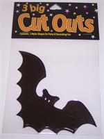Large Black Bat Confetti