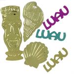 Luau Confetti, Tropical Luau Themed Confetti