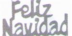 Metallic Silver Feliz Navidad Confetti