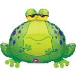 Frog Shaped Mylar Balloon