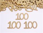 Deluxe Gold Number 100 Confetti