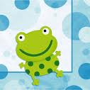 Frog Cake Napkins