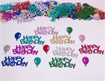 Happy Birthday and Balloons Confetti