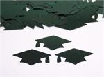 Hunter Green Grad Cap Confetti
