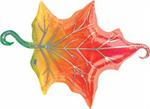Autumn Leaf Shaped Balloon
