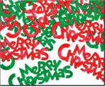 Fancy Metallic Merry Christmas Confetti